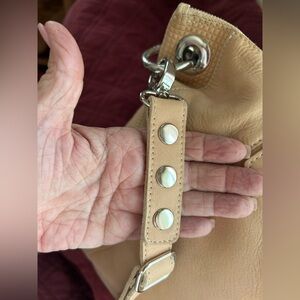 Hammitt pre loved Large Beige Handbag with Silver Accents